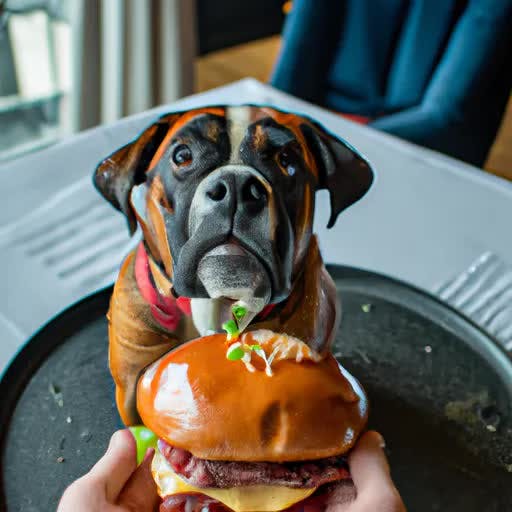Dog and a Burger